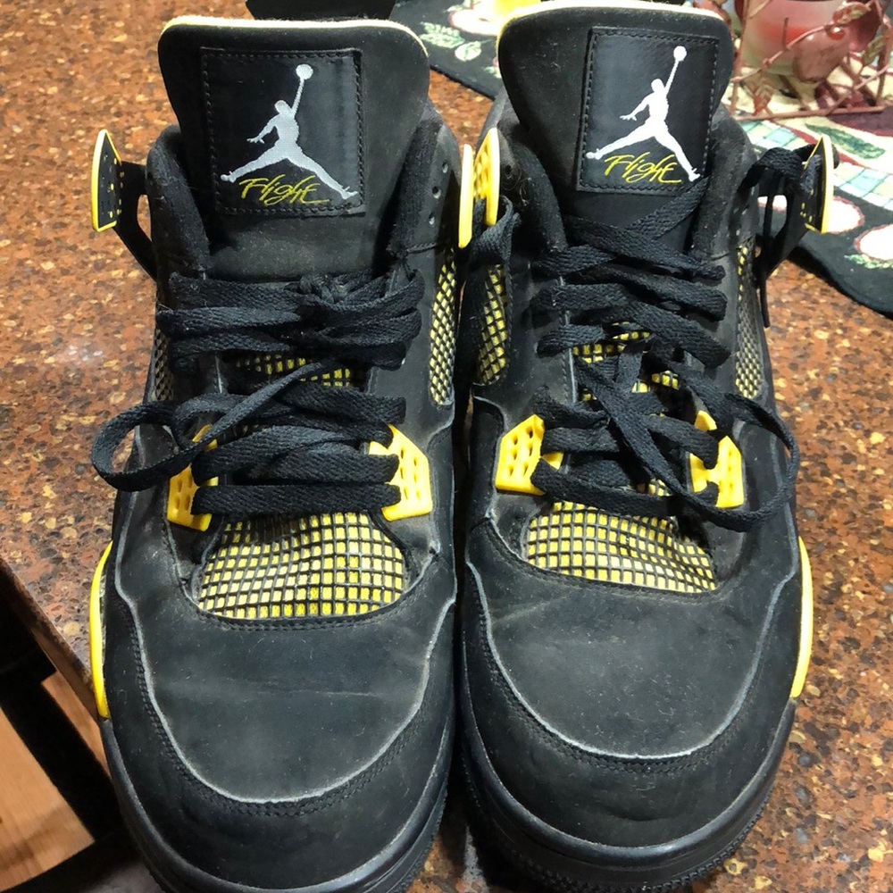 COPY - COPY - Black and yellow Jordan shoes